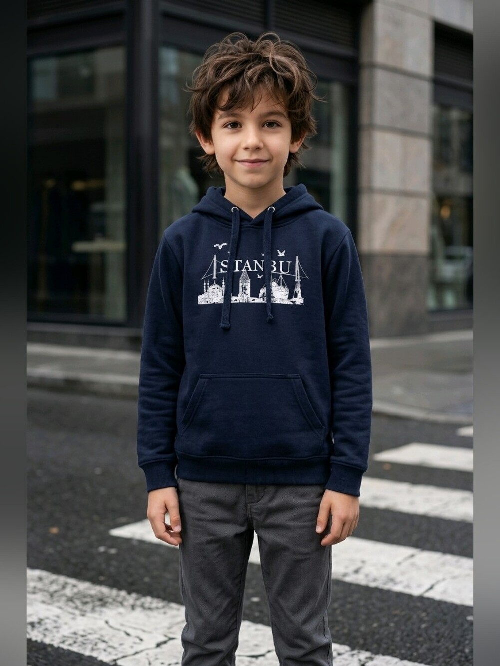 EROL TEKSTIL Unisex İstanbul Hoodie